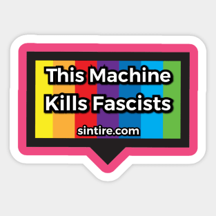 This Machine Kills Fascists Sticker